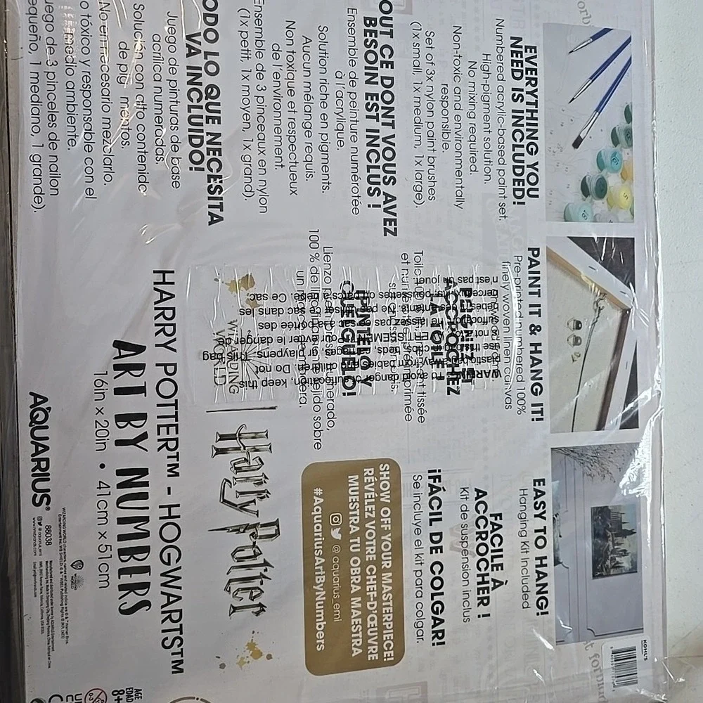 Harry Potter Paint by Number Kit 16x20 Art Craft‎ Set for Beginners